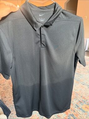 Nike Black Short-Sleeve Performance Polo
